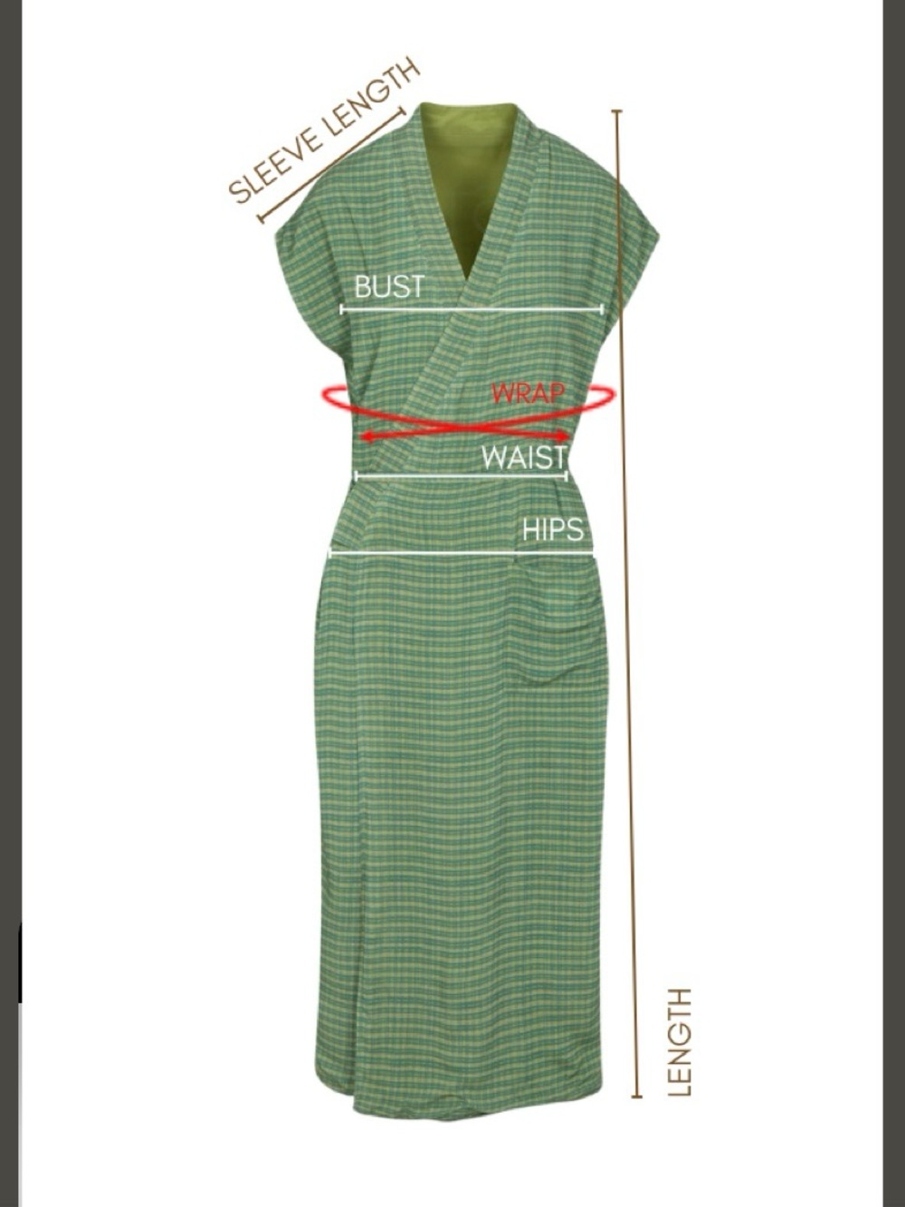 NWT Oddbird Co. Aydin Reversible Wrap House Dress Size S - Picture 9 of 10